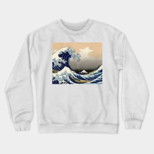 Hokusai Great Wave of Kanagawa Japanese Art Artist Crewneck Sweatshirt